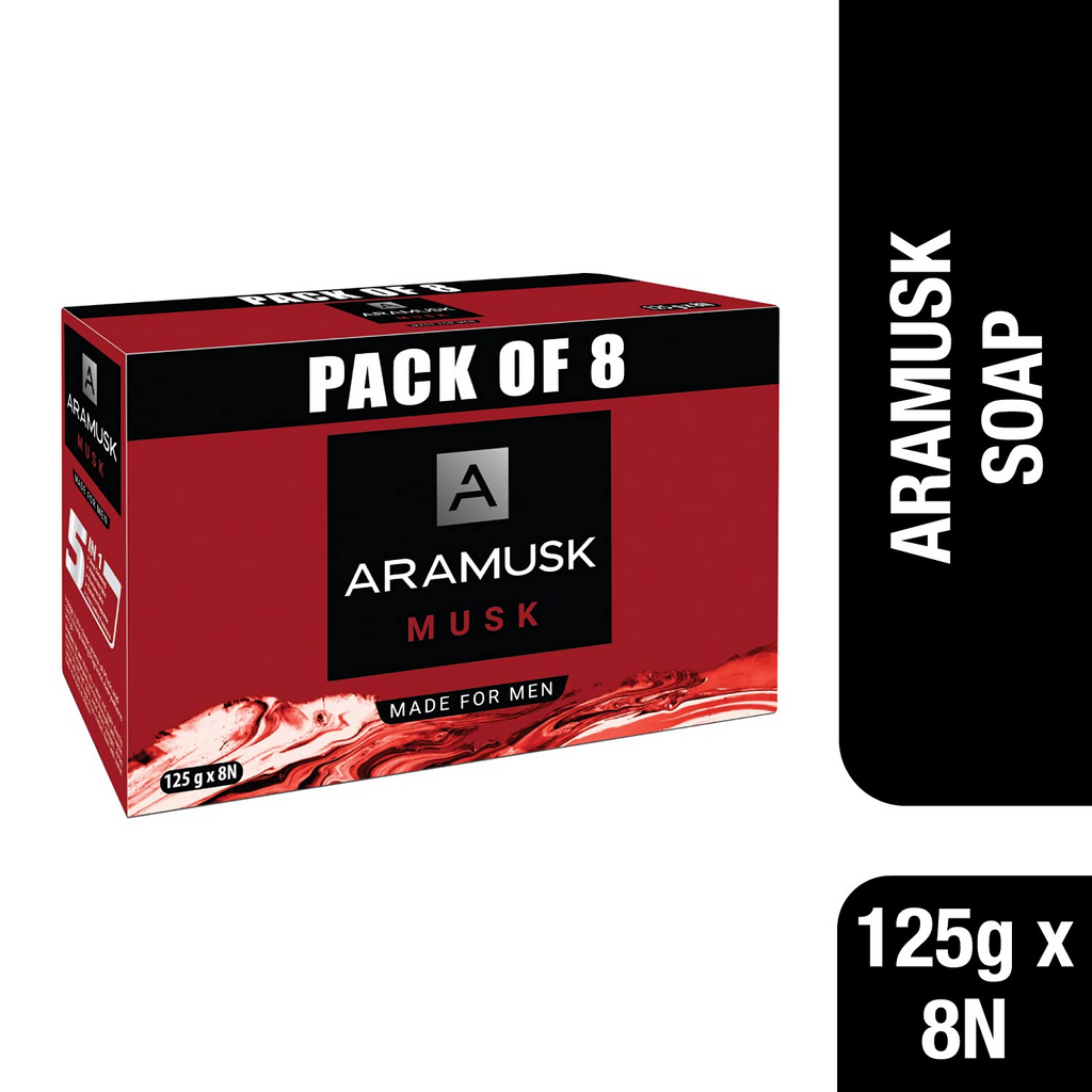 Aramusk Musk Soap For Men - Classic Musk Fragrance | Grocsy