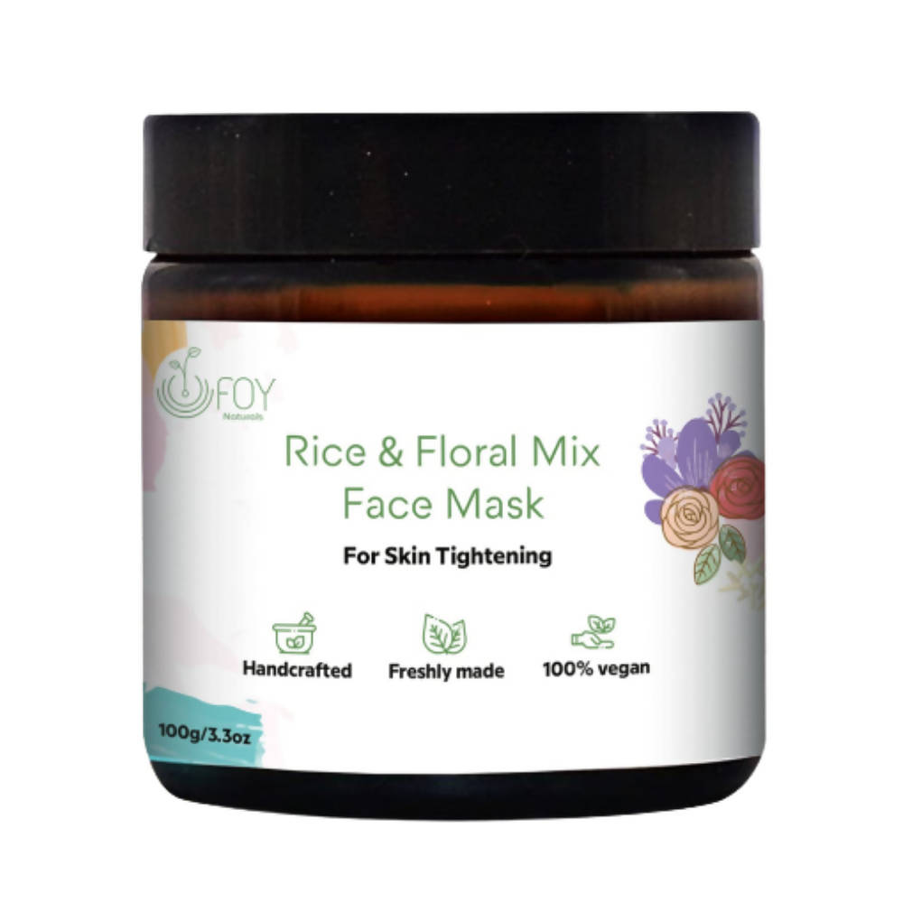 FOY Naturals Rice & Floral Mix Face Mask | Grocsy