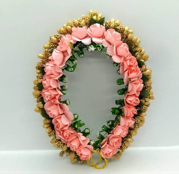 Peach Gold Gajra | Grocsy