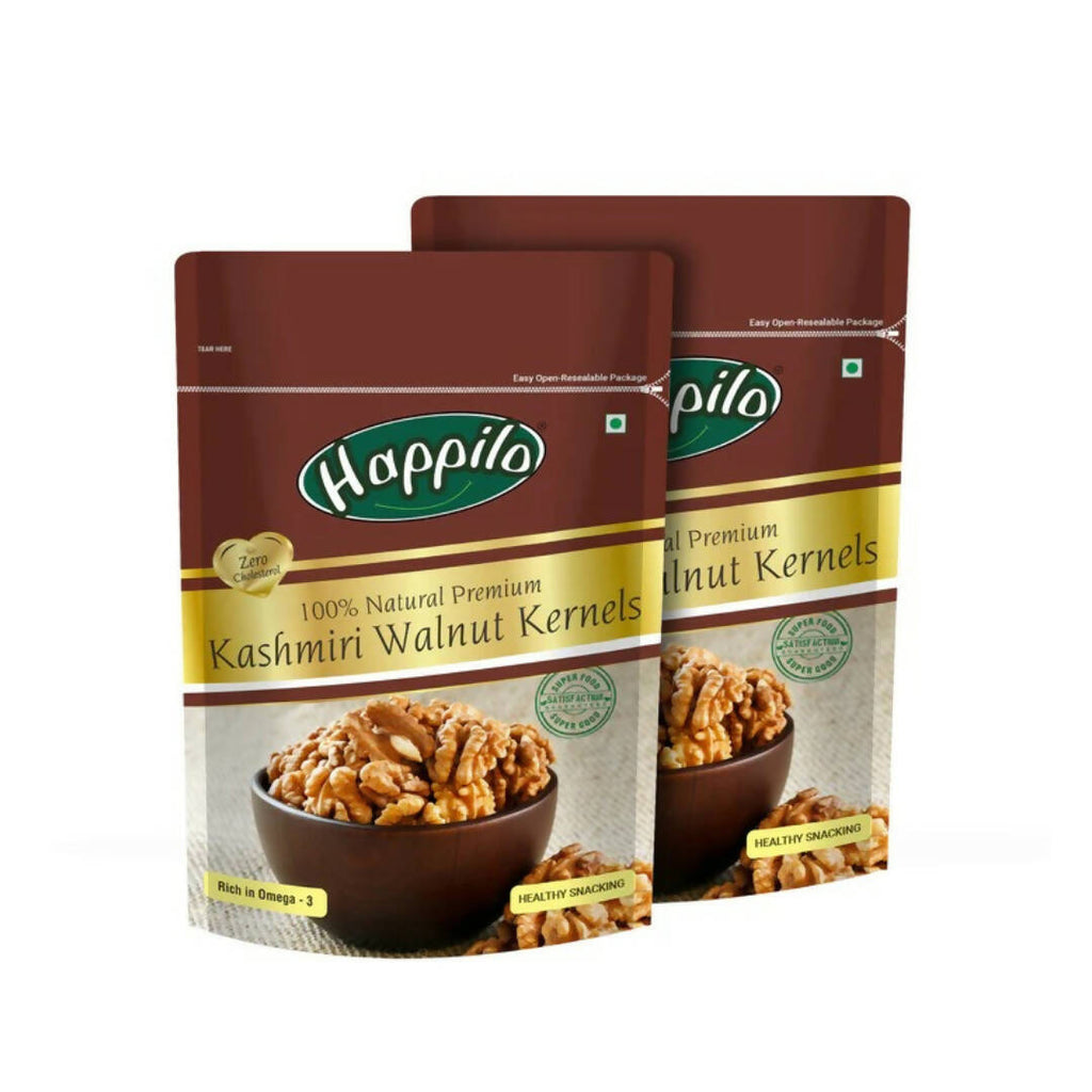Happilo 100% Natural Kashmiri Walnut Kernels | Grocsy
