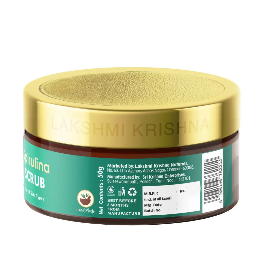 Lakshmi Krishna Naturals Spirulina Scrub | Grocsy