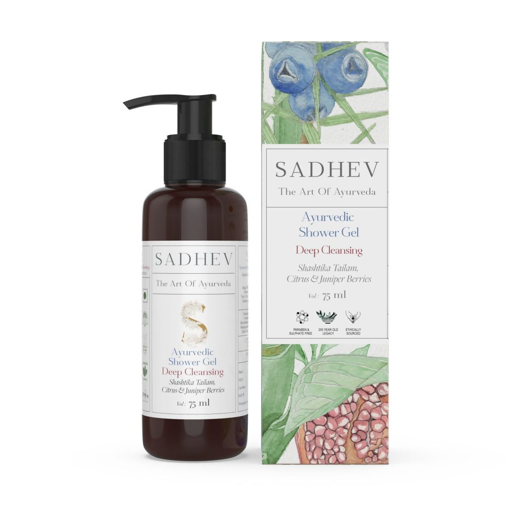 Sadhev Ayurvedic Shower Gel Deep Cleansing | Grocsy