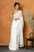 Very Much Indian Pure Mul Cotton Handloom Saree | Grocsy