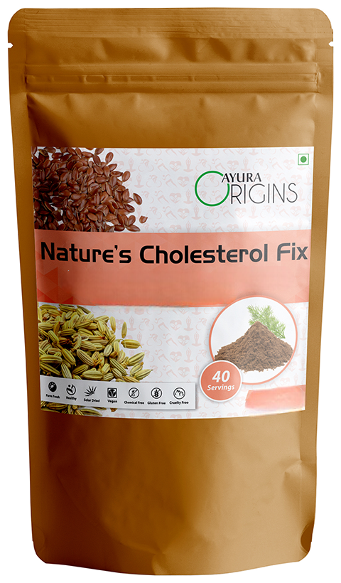 Ayura Origins Nature's Cholesterol Fix Powder | Grocsy
