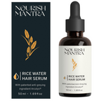 Nourish Mantra Anti-Greying Hair Serum With Rice Water & Arcolys to Stop Premature Hair Greying | Grocsy