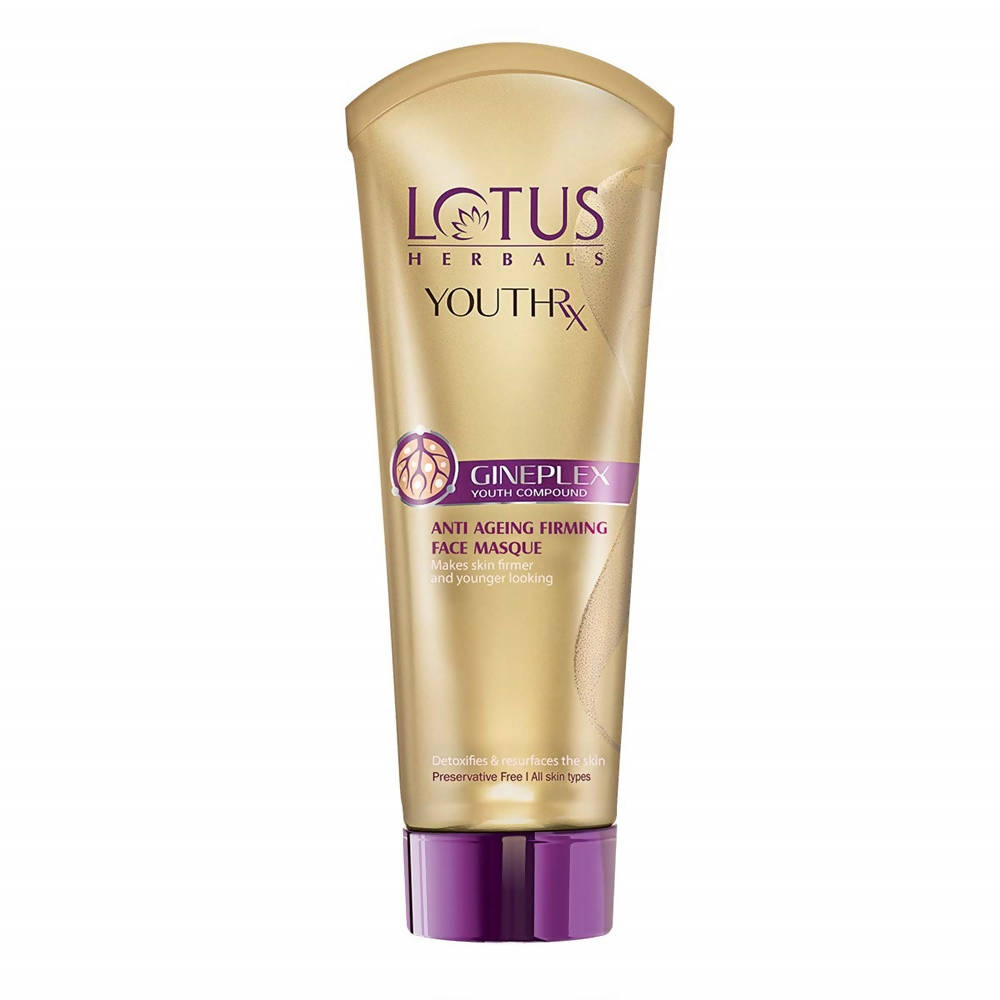 Lotus Herbals Youth RX Gineplex Youth Compound Anti Ageing Firming Face Masque | Grocsy