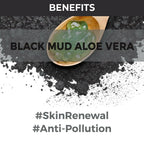 Nykaa Skin Secrets Exotic Indulgence Black Mud + Aloe Vera Sheet Mask For Purified & Hydrated Skin | Grocsy