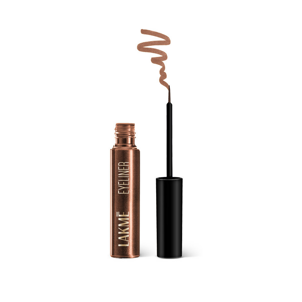 Lakme Unreal Precision Liquid Eye Liner - Shimmer Bronze | Grocsy