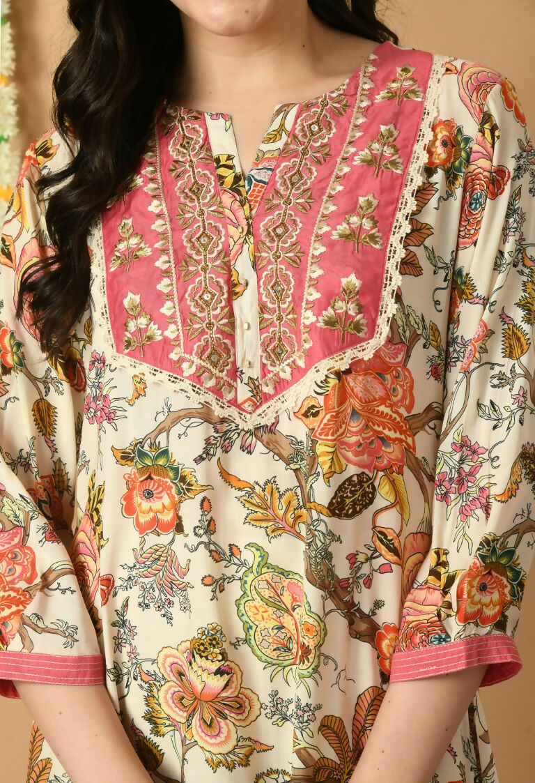 Joban Fashion White Maslin Kurta Set | Grocsy