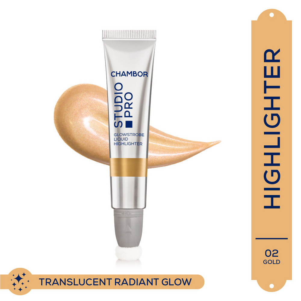 Chambor Studio Pro Glowstrobe Liquid Highlighter - Gold | Grocsy