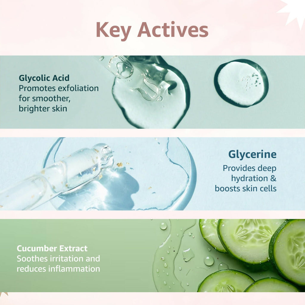 Cos-IQ GAT-8% Glycolic Acid Face Toner | Grocsy