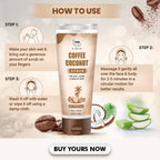 The Natural Wash Coffee Coconut Scrub | Grocsy
