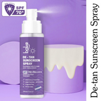 Bake De-tan Waterproof Sunscreen Spray SPF 70 PA+++ with 2% Kojic Acid | Grocsy