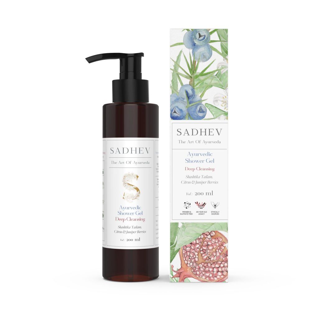 Sadhev Ayurvedic Shower Gel Deep Cleansing | Grocsy