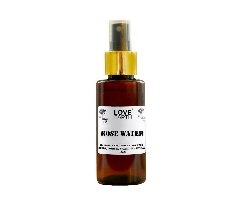 Love Earth Rose Water - Face Mist | Grocsy