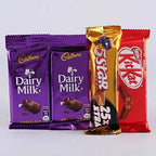 Chocolates With Family Rakhi Set Combo | Grocsy