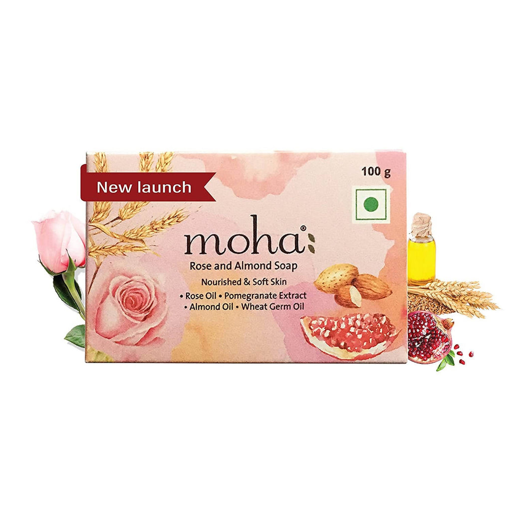 Moha Rose and Almond Soap | Grocsy