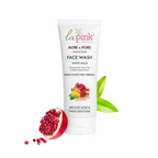 La Pink Acne & Pore Perfection Face Wash With White Haldi & Green Tea | Grocsy