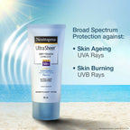Neutrogena Ultrasheer SPF50+ PA+++ Ultra Light Face Sunscreen For Dry & Oily Skin Home+Travel Combo | Grocsy