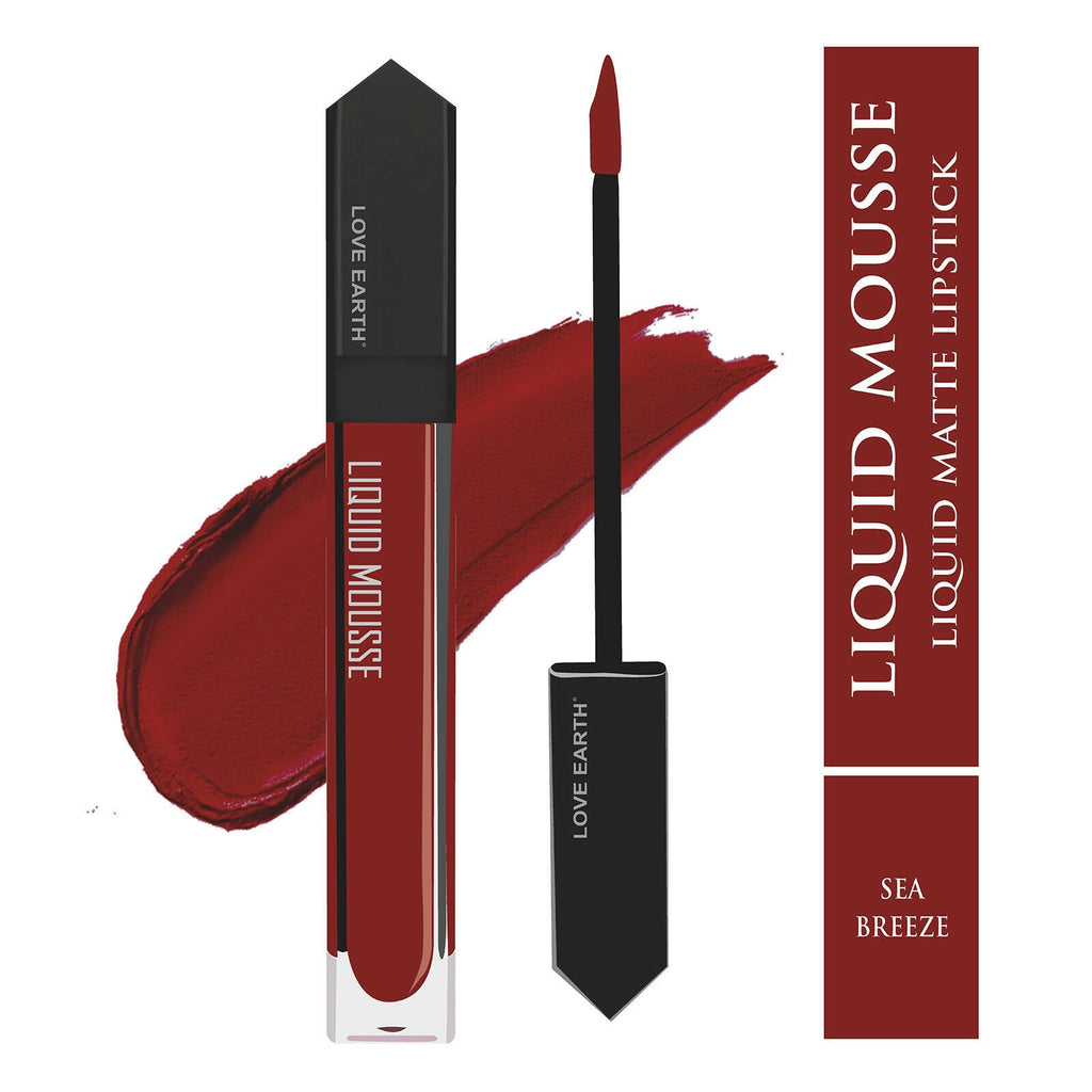 Love Earth Liquid Mousse Lipstick - Sea Breeze | Grocsy