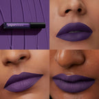 Pilgrim Liquid Matte Lipstick with Hyaluronic Acid - Purple Lust | Grocsy