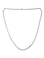 NVR Men Rhodium-Plated Stainless Steel Bohemian Chain | Grocsy