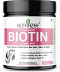 Nutrazee Natural Plant-Based Biotin 10000+MCG | Grocsy