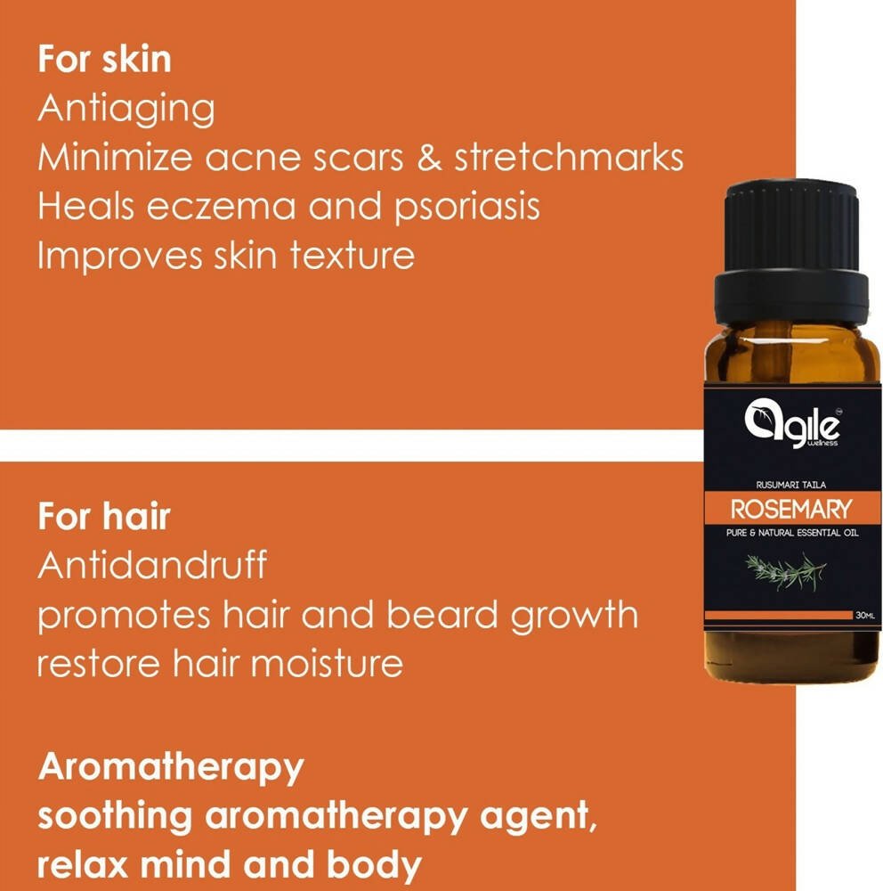 Agile Wellness Rosemary Carrier Oil | Grocsy