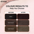 Streax Gel No Ammonia 100% Grey Coverage Hair Color - Dark Brown 3 | Grocsy