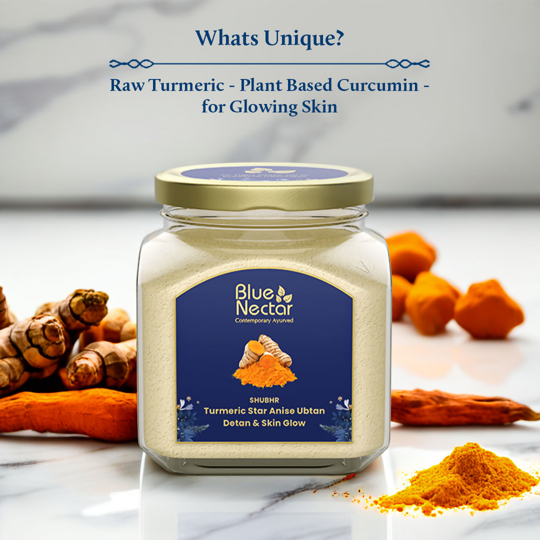 Blue Nectar Turmeric Star Anise Ubtan Face Pack | Grocsy