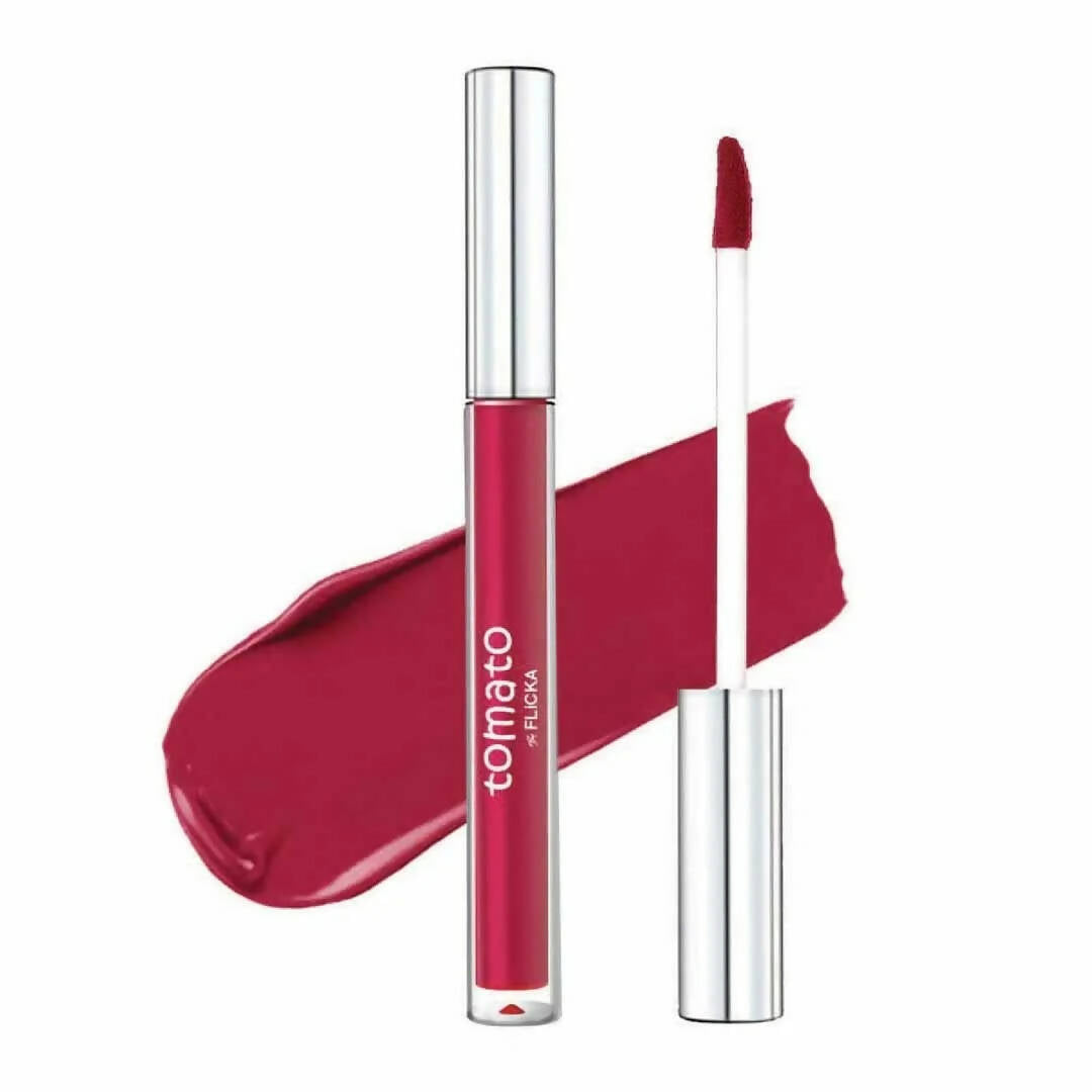 FLiCKA Tomato Liquid Lipstick - Mauve - Shade 04 | Grocsy