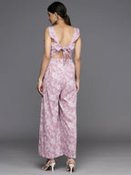 Ahalyaa Women's Traditional wear Jumpsuit - Lavender | Grocsy