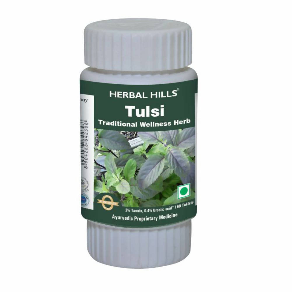 Herbal Hills Tulsi Traditional Wellness Herb Tablets | Grocsy