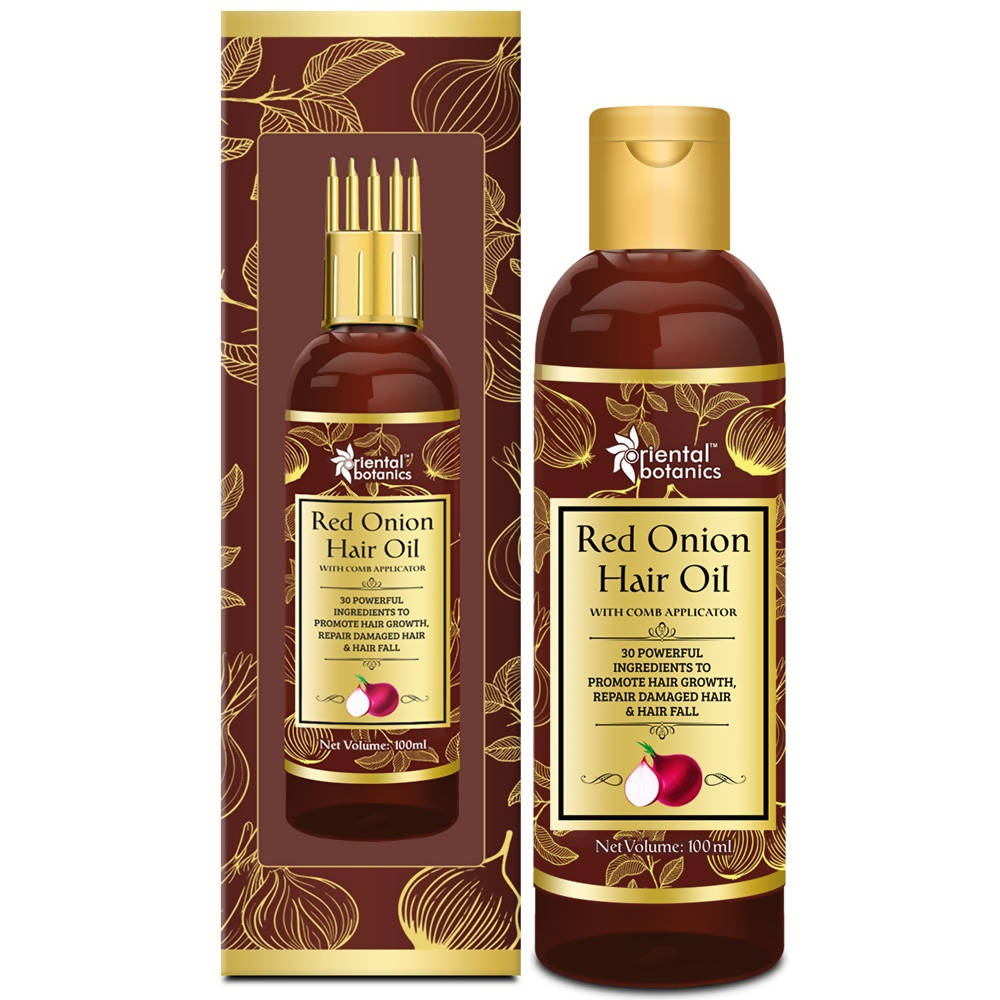 Oriental Botanics Red Onion Hair Oil | Grocsy