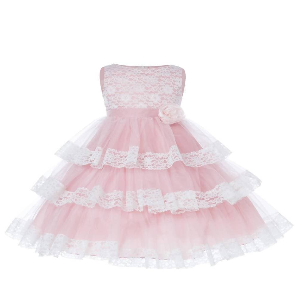 Asmaani Baby Girl's Multi-Coloured Satin A-Line Maxi Full Length Dress (AS-DRESS-22112) | Grocsy