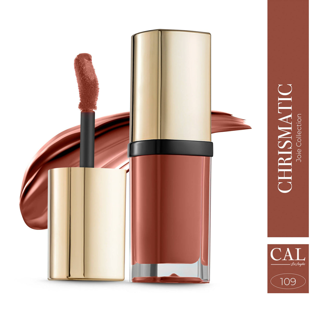 CAL Los Angeles Joie Collection Liquid Matte Nude Beige Lipstick - Charismatic 109 | Grocsy