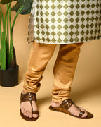 Stepsoft Men’S Brown Kolhapuri Slippers – Traditional Leather Party Footwear | Grocsy