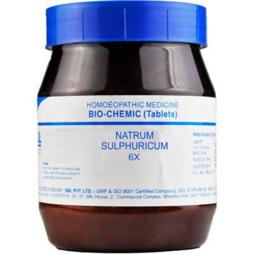 SBL Homeopathy Natrum Sulphuricum Biochemic Tablets | Grocsy