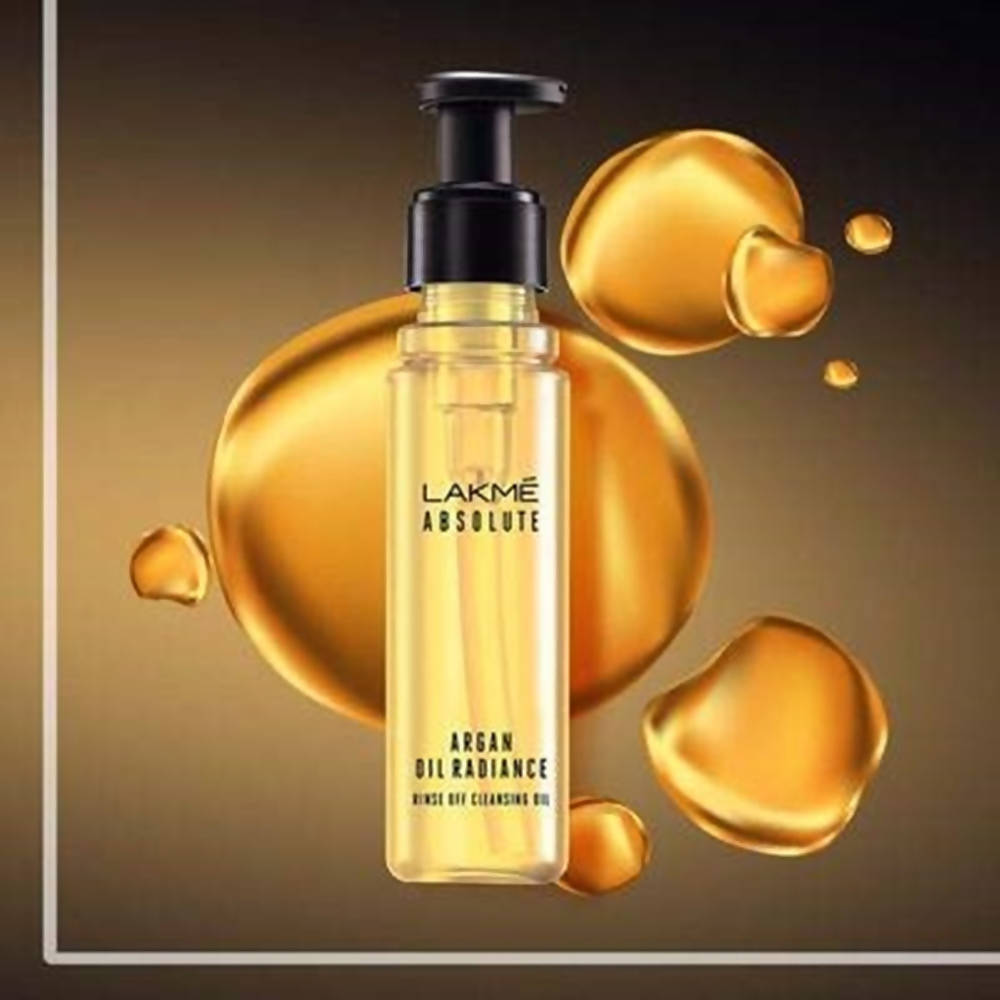 Lakme Absolute Argan Oil Radiance Rinse Off Cleansing Oil | Grocsy