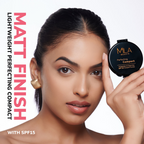 Mila Beaute Superstay Natural Matte Finish Perfecting Compact Powder with SPF 15 - True Beige | Grocsy