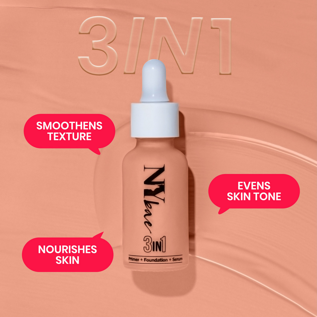 NY Bae 3 in 1 Serum Foundation Infused With Primer - Cool Sand 06 | Grocsy