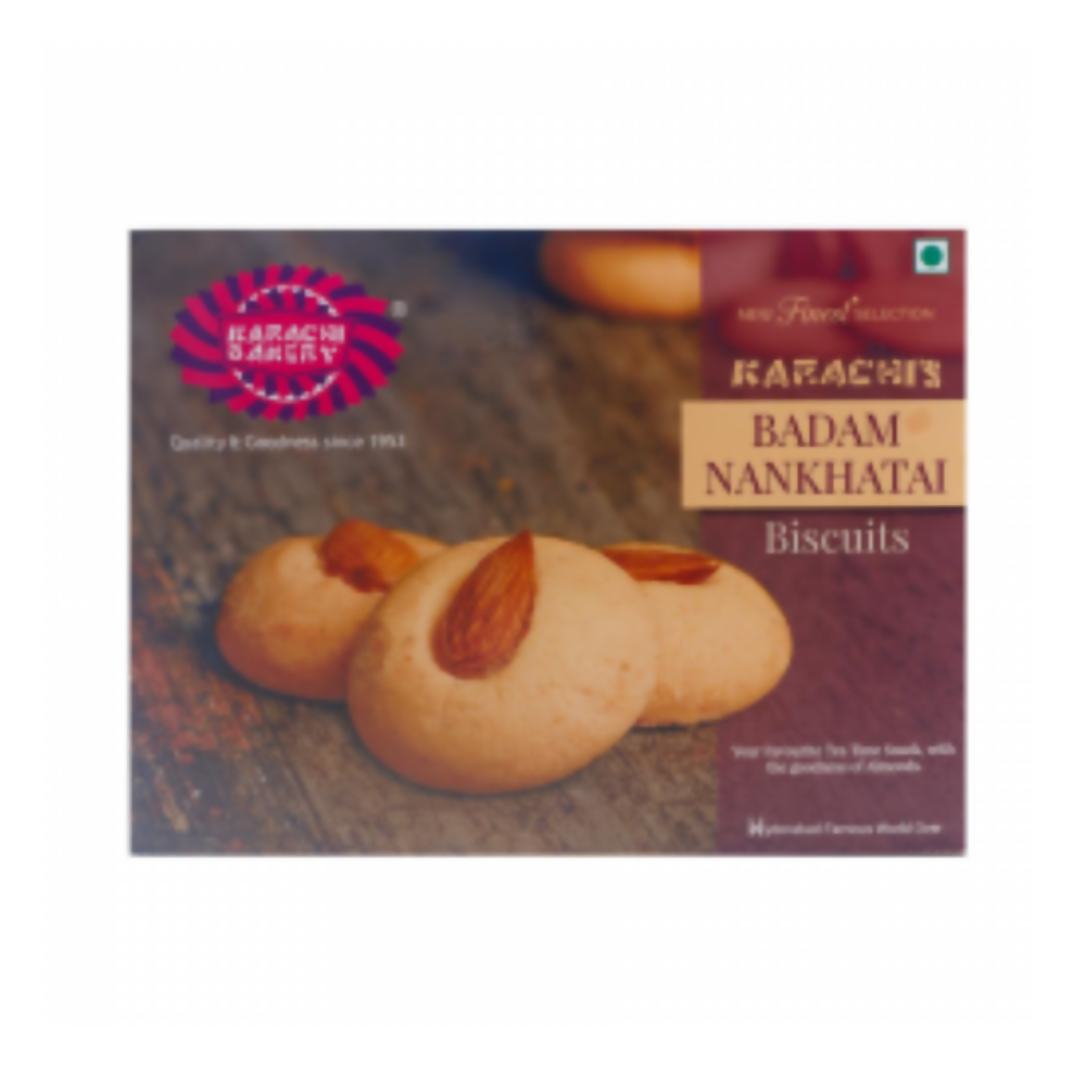 Karachi Bakery Badam Nankatai Biscuits | Grocsy