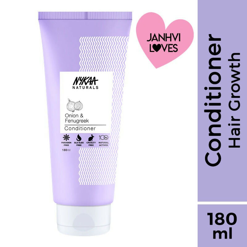 Nykaa Naturals Anti-Hair Fall -Free Conditioner With Onion & Fenugreek - Limited Time Offer | Grocsy