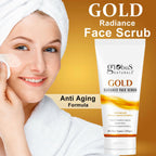Globus Naturals Gold Radiance Anti Ageing & Brightening Face Scrub | Grocsy