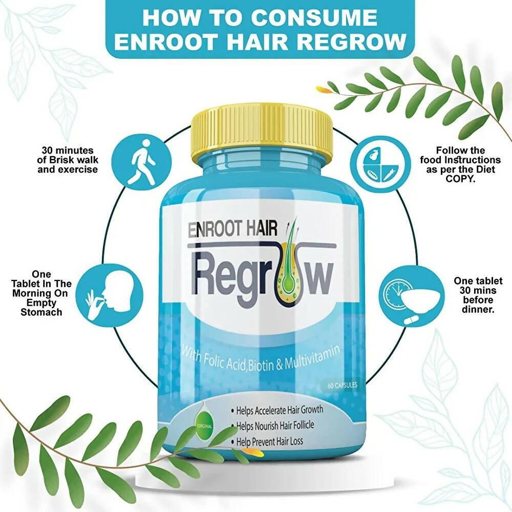 Divya Shree Enroot Hair Regrow Capsules | Grocsy