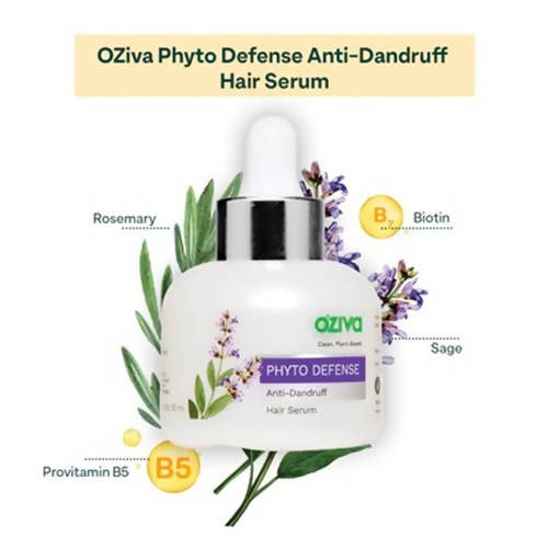OZiva Phyto Defense Anti-Dandruff Hair Serum | Grocsy