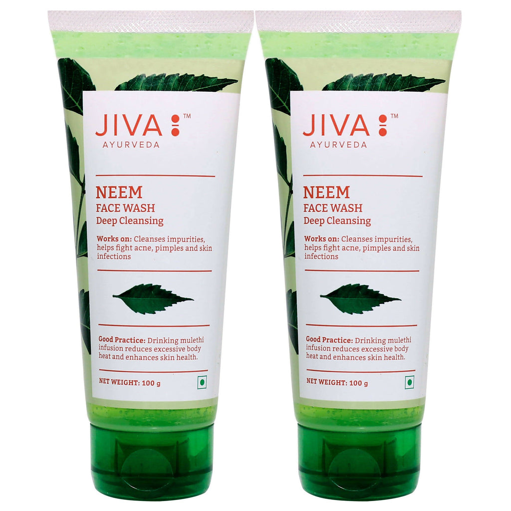 Jiva Ayurveda Neem Face wash | Grocsy