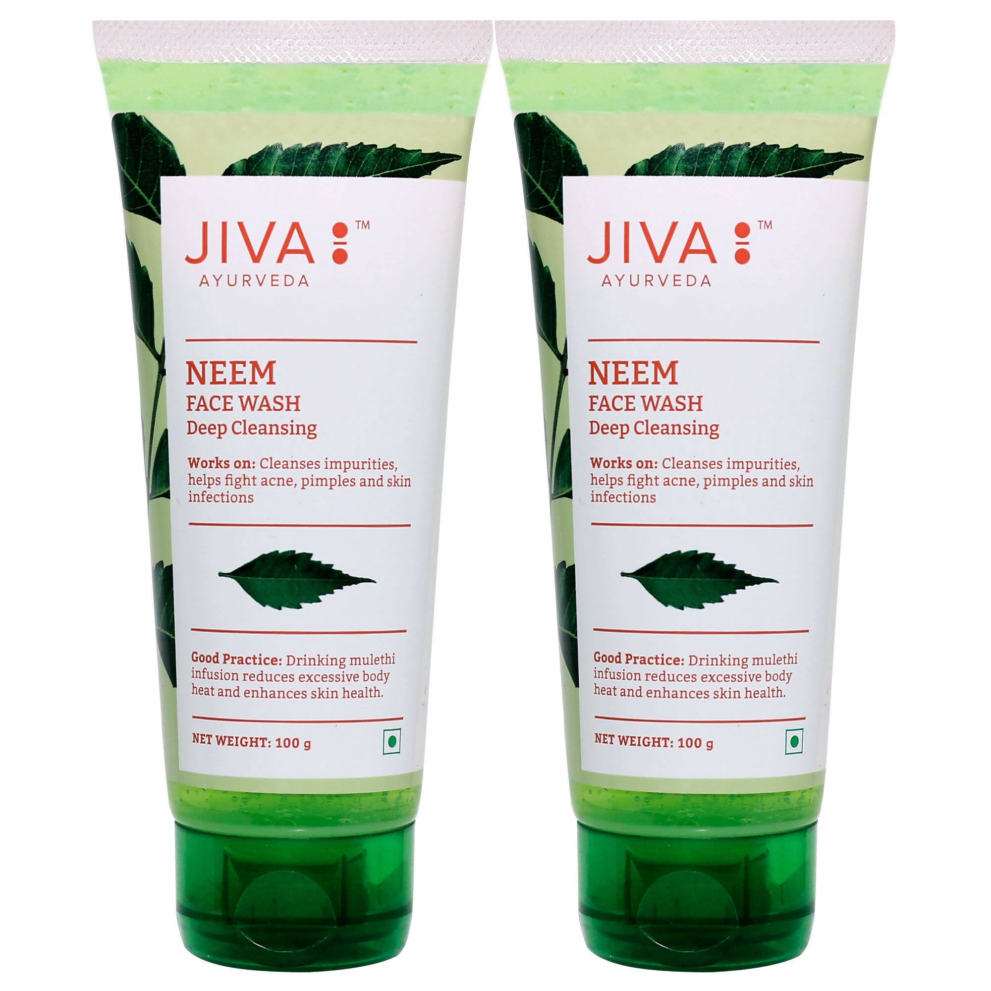 Jiva Ayurveda Neem Face wash | Grocsy