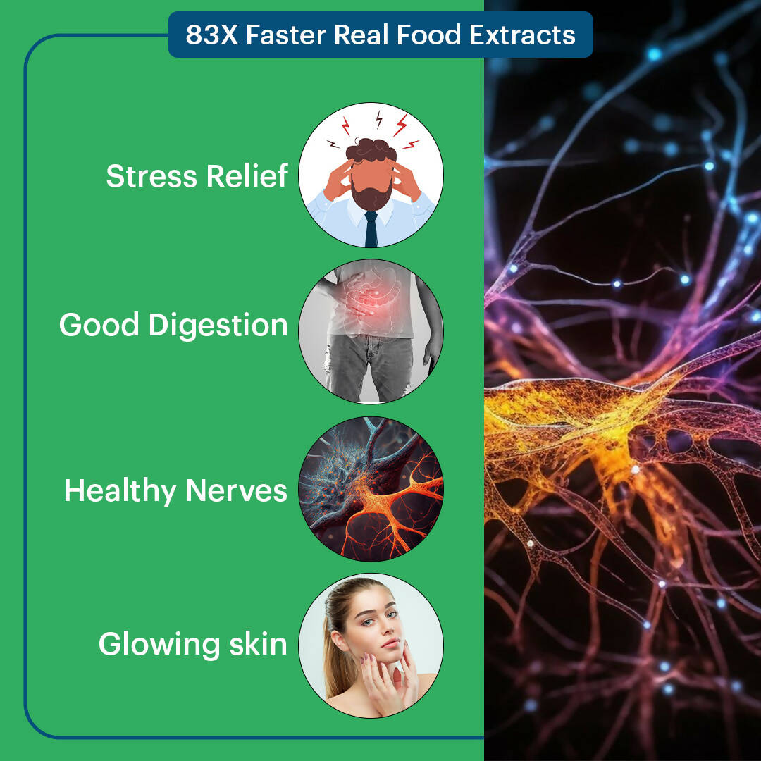 Laurik Vitamin B Complex With Vegetable B1, B2, B3, B5, B6, B7, B9 & B12 | Energy & Cognitive Support Tablets | Grocsy