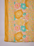 Joban Fashion Printed Mustard Pure Cotton Kurta Set | Grocsy